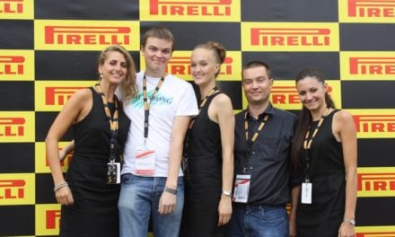 Un weekend au GP de Monza avec un client Allopneus et Pirelli.