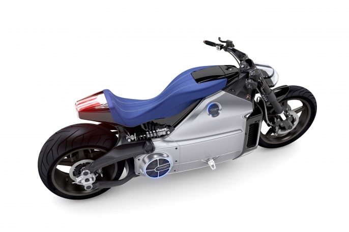 La VOXAN WATTMAN avec son allure de sportive bodybuildée est une des motos électriques les plus puissantes du monde. (WATTMAN => BATMAN, je pense pas que ce soit un hasard...)
