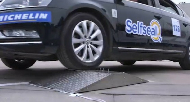 SelfSeal, le pneu auto-réparant de Michelin