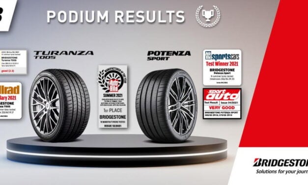 Bridgestone élu fabricant de l’année 2021, catégorie pneus été
