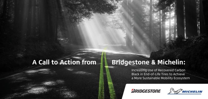 Bridgestone et Michelin : circularité du noir de carbone